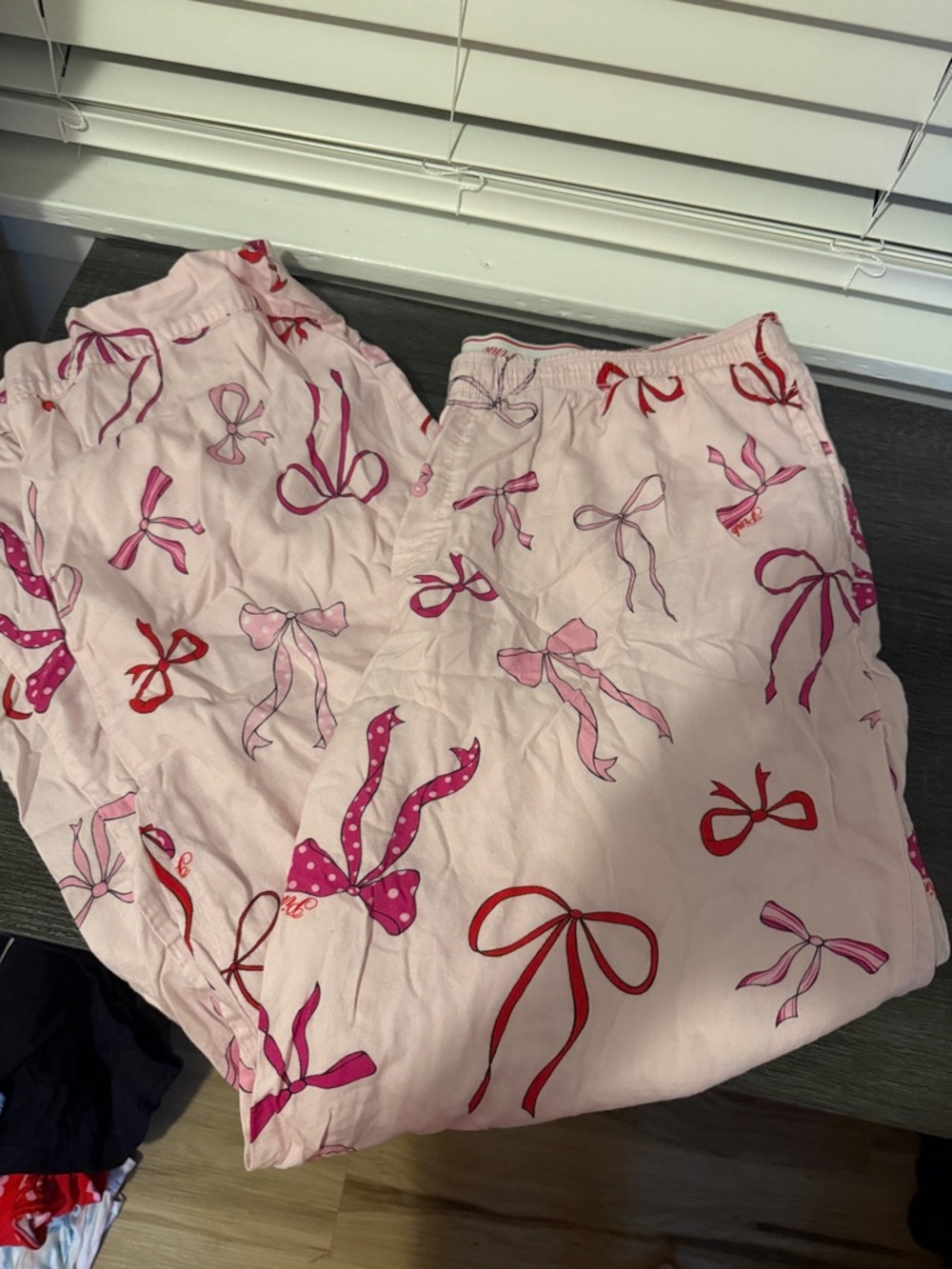 pink pajama pants